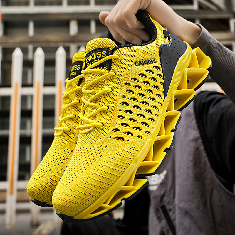 Shock Absorbing Gym Trainers - カジュアルスニーカーメンズ衝撃吸収ランニングシューズ軽量通気性スポーツシューズ男性用 2026 新しいトレンディなジムトレーナー男性用
