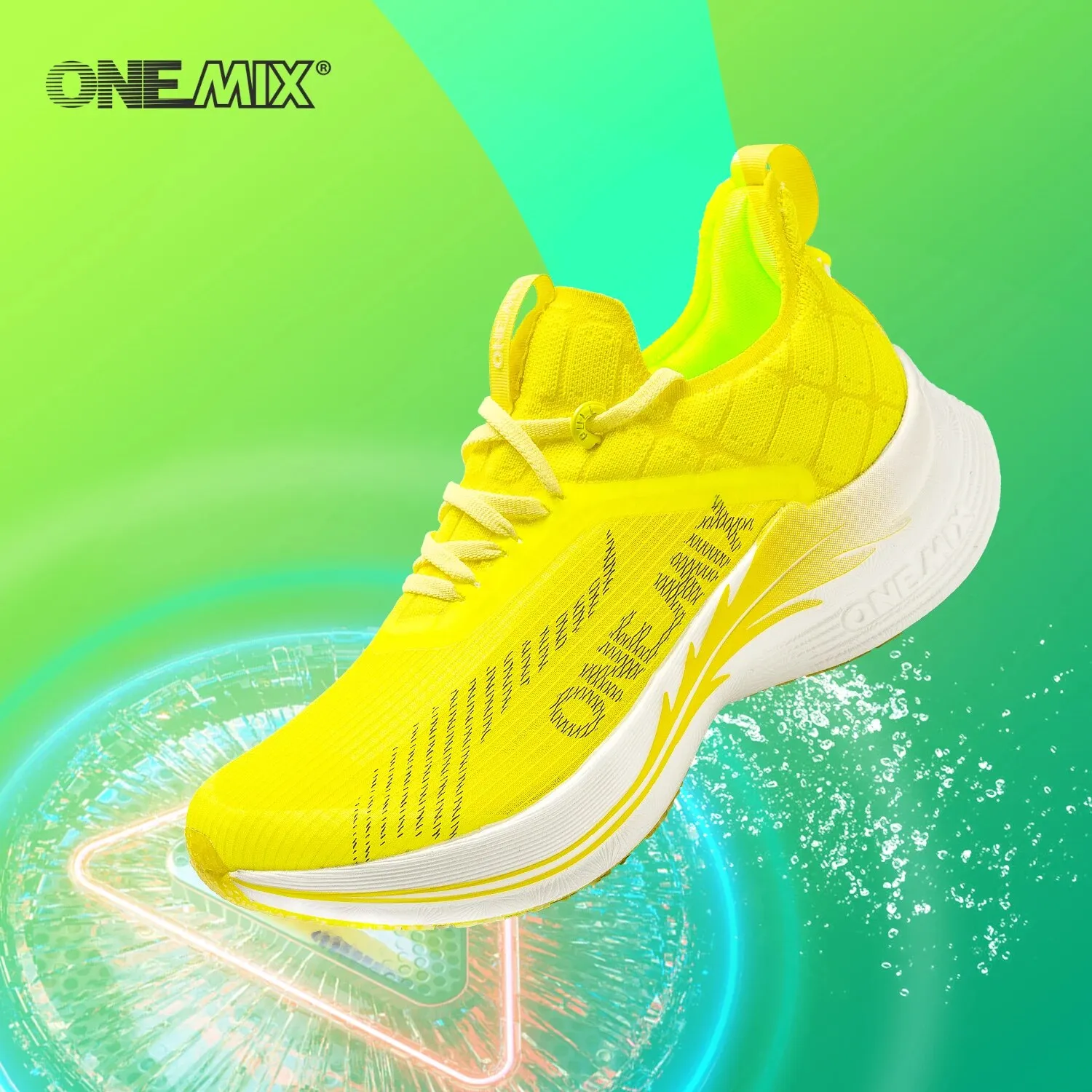 Carbon Plate Marathon Racing Shoes - ONEMIX カーボンプレートマラソンランニングレーシングシューズプロフェッショナル安定サポート衝撃緩和超軽量リバウンドスポーツスニーカー