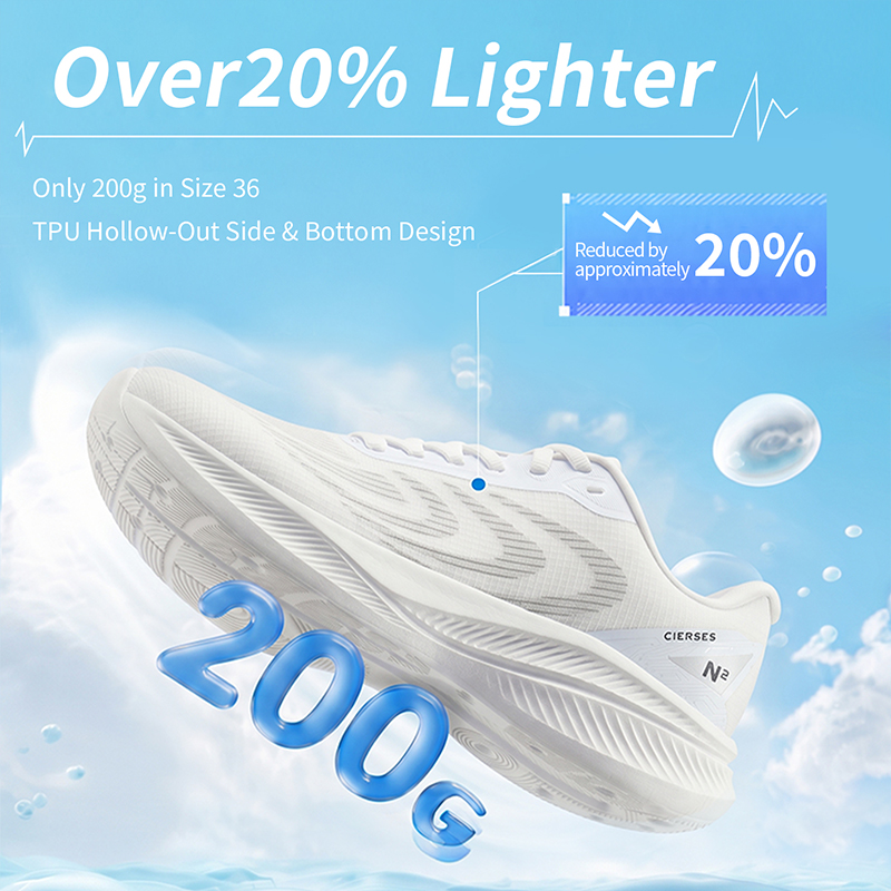 Reflective Night Running Shoes - CIERSES ランニングシューズ通気性男性軽量女性ジムシューズアウトドア男性アウトドアアスレチックウォーキングシューズ