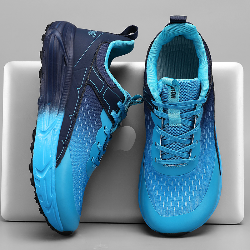Wide Toe Box Running Sneakers - ワイドボックストゥスニーカー プラットフォームソール ファッションカジュアルスポーツシューズ メンズ ランニング ウォーキング
