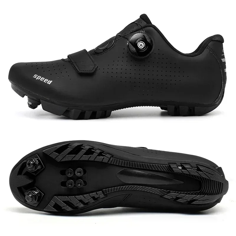 Men'S Shoes - ユニセックスMTBシューズ サイクリングシューズ クリート付き メンズ マウンテンバイク レディース