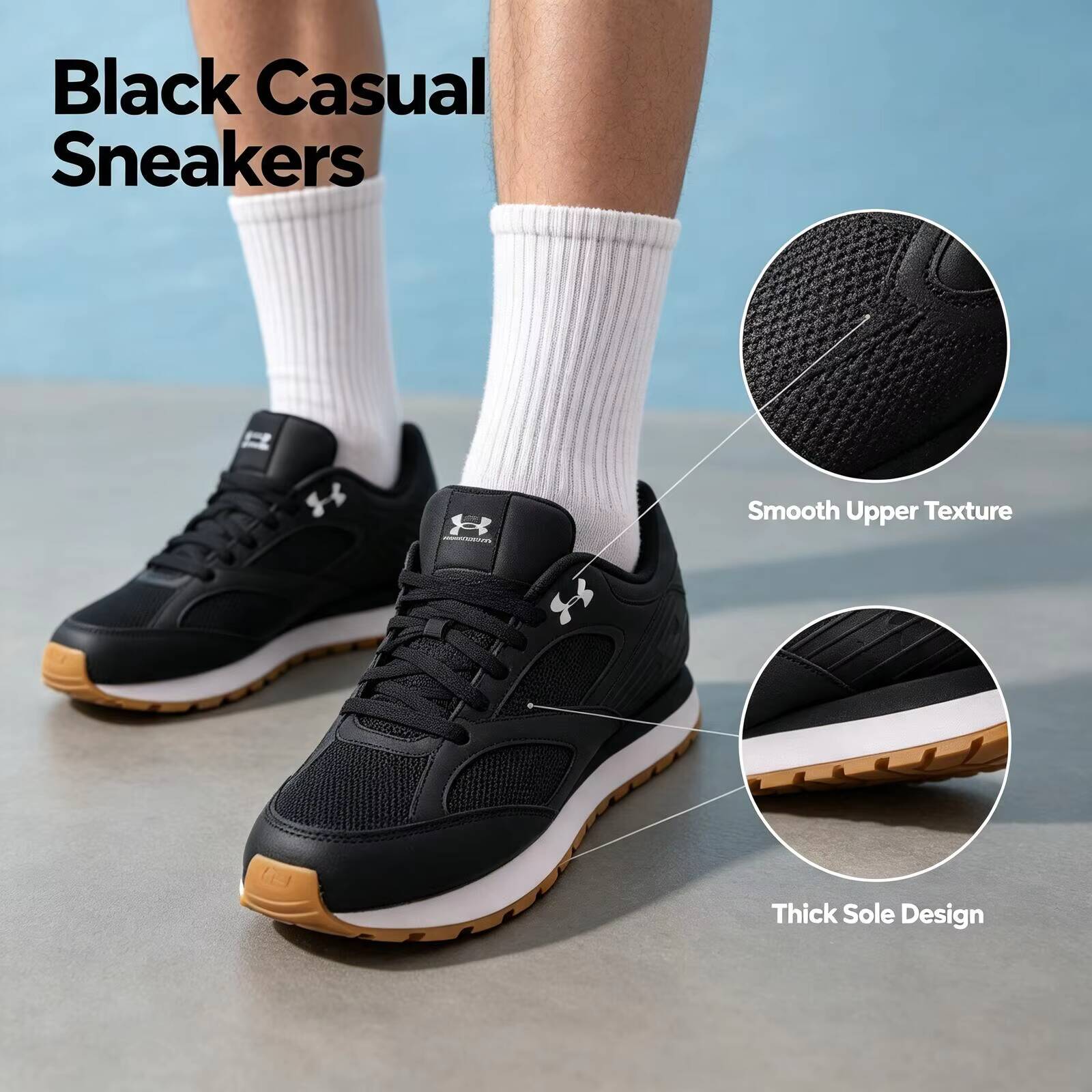 Air Cushion Jogger Shoes Men - 新しいアンダーアーマー ジョガー ミニマリスト、多用途、ぴったりフィット、軽量、ソフトなローカット ランニングシューズ メンズ用 -