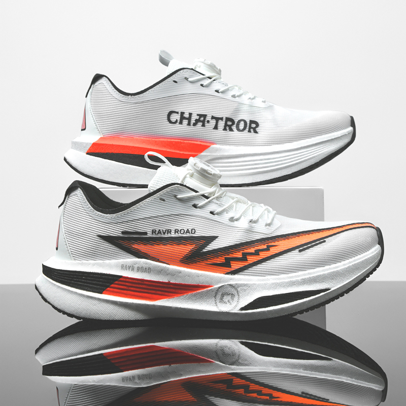 Lightweight Road Running Shoes - 新しいファッショナブルなハイエンドフルレングスカーボンプレートカジュアルスポーツロードランニングシューズ、快適、軽量、通気性、衝撃吸収性、耐摩耗性があり、アウトドアスポーツ、ランニング、ハイキングフィットネスに適しています。