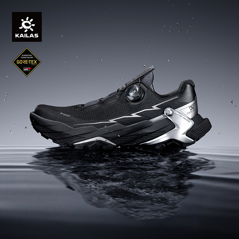 Waterproof Goretex Running Shoes - KAILAS FUGA BLACK SOLITUDE DU 2