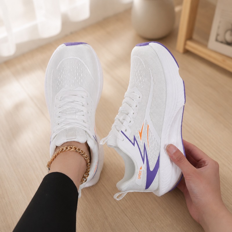 女性ワイドトゥスニーカー通気性ニットメッシュコンフォートフラ - Wide Toe Box Running Sneakers のレビューと価格