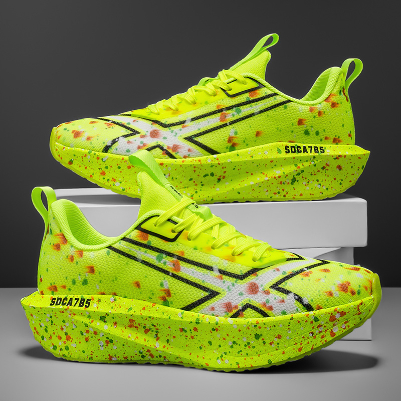 メンズ通気性ロードランニングシューズ - 衝撃吸収性と耐摩耗 - Lightweight Road Running Shoes のレビューと価格