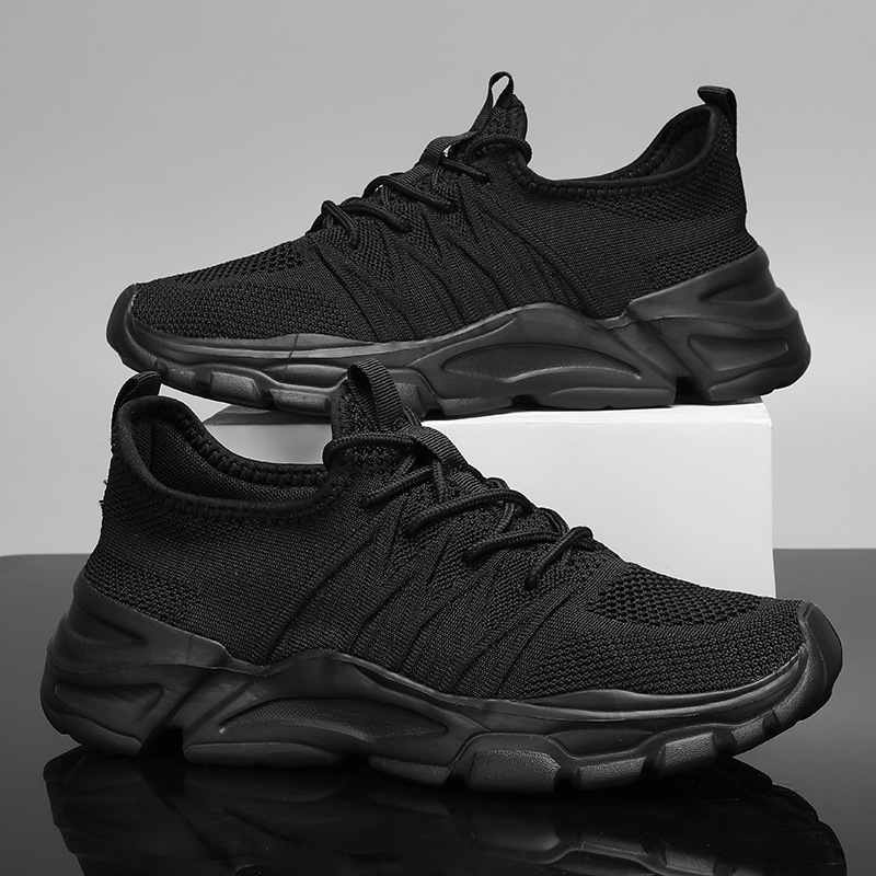 男性ファッションスポーツシューズ軽量メッシュスニーカーランニ - Shock Absorbing Gym Trainers のレビューと価格