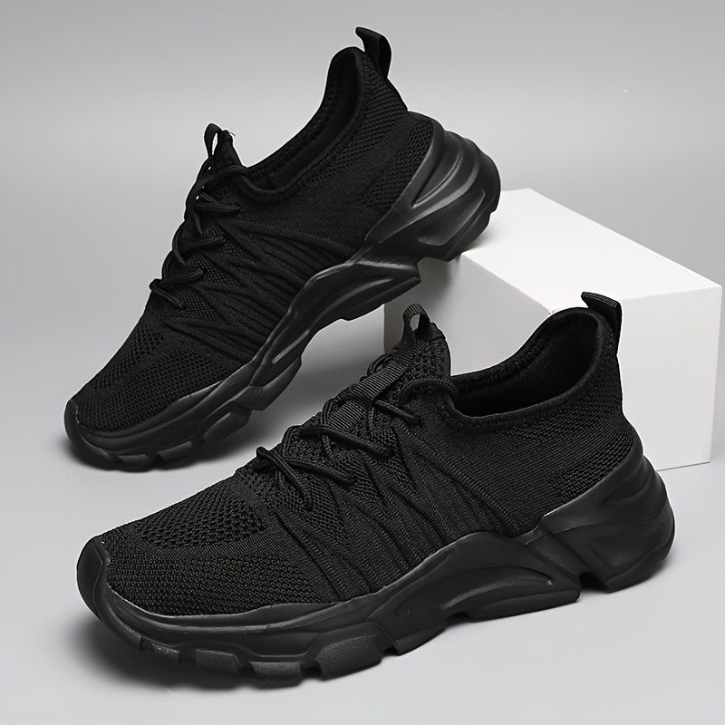 男性ファッションスポーツシューズ軽量メッシュスニーカーランニ - Shock Absorbing Gym Trainers のレビューと価格