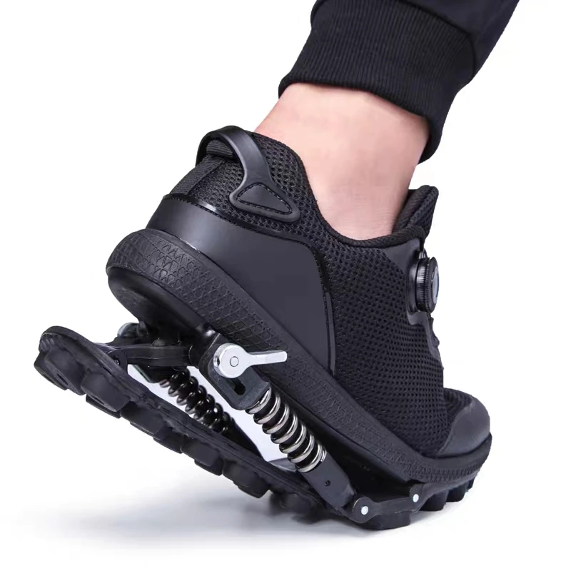 スチールスプリングワイヤー靴紐付きメカニカルシューズ、2 i - Running Shoes のレビューと価格