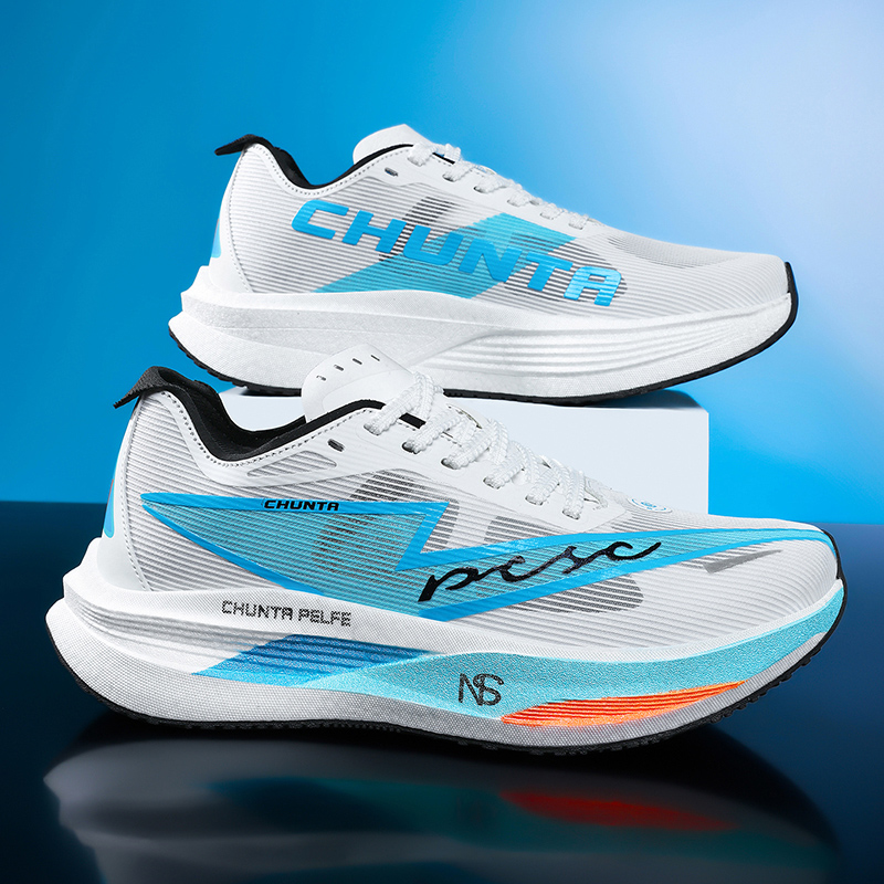 超軽量カーボンプレートレーシングシューズ 通気性メッシュ 衝 - Carbon Plate Marathon Racing Shoes のレビューと価格
