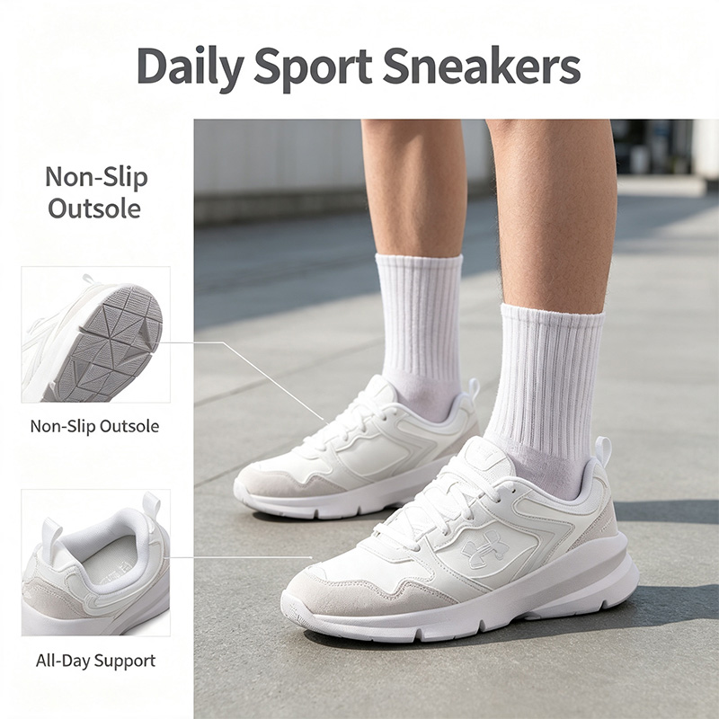 アンダーアーマー ジョガー ミニマリスト、多用途、ぴったりフ - Air Cushion Jogger Shoes Men のレビューと価格
