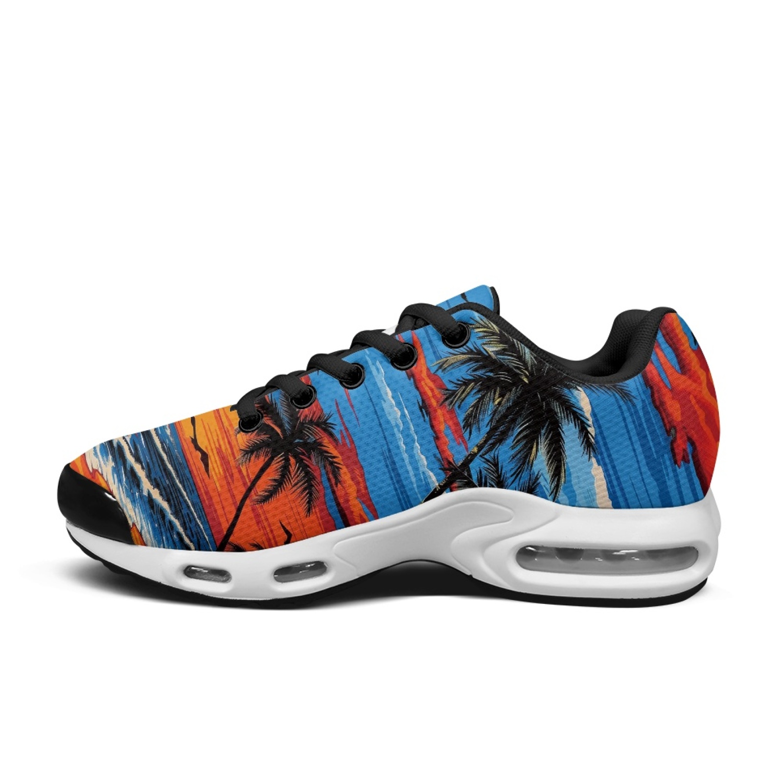 PENSTROLL サンセットパームツリーズ スタイリッシュ - Air Cushion Jogger Shoes Men のレビューと価格
