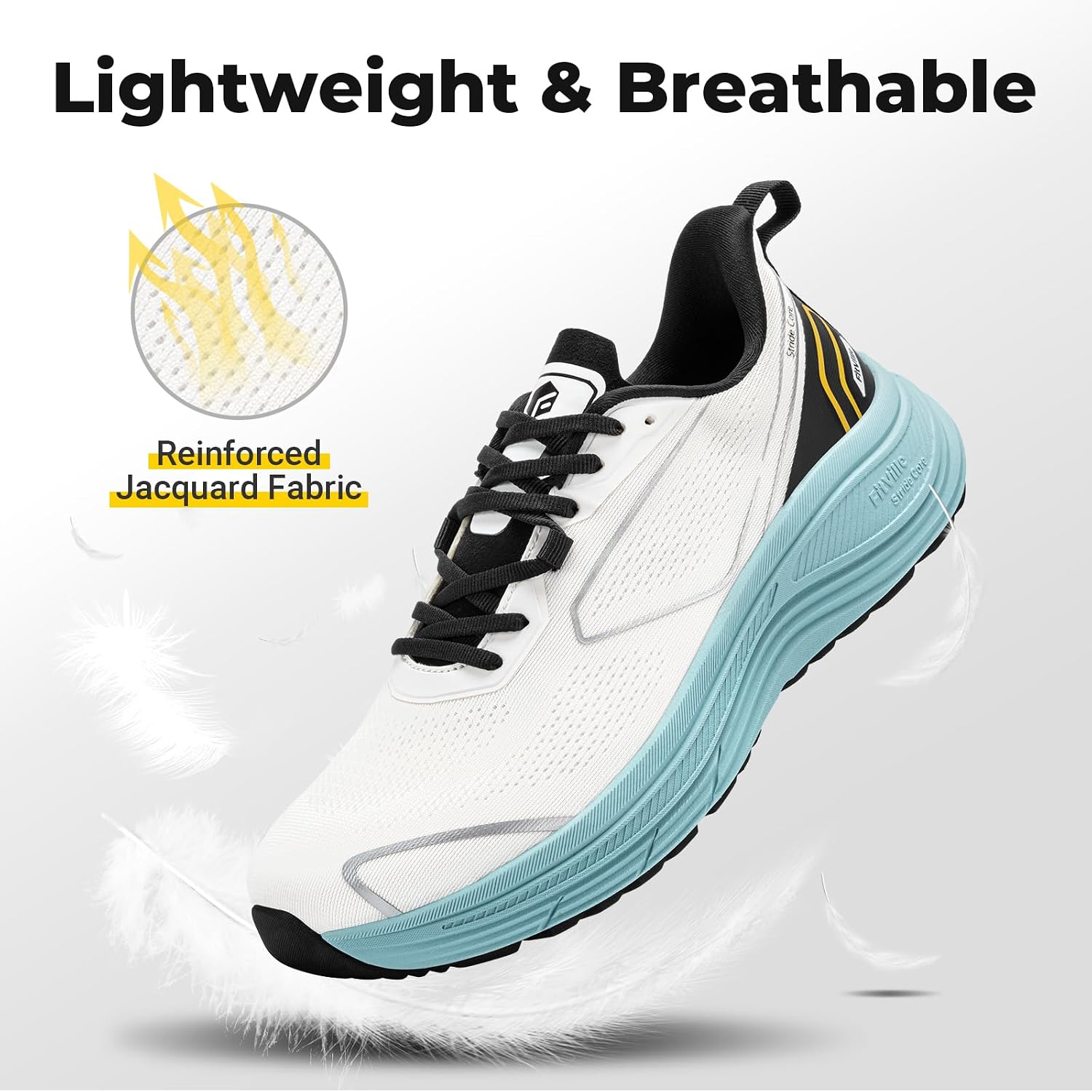 FitVille メンズ ワイドフィット ロードランニング＆ - Lightweight Road Running Shoes のレビューと価格