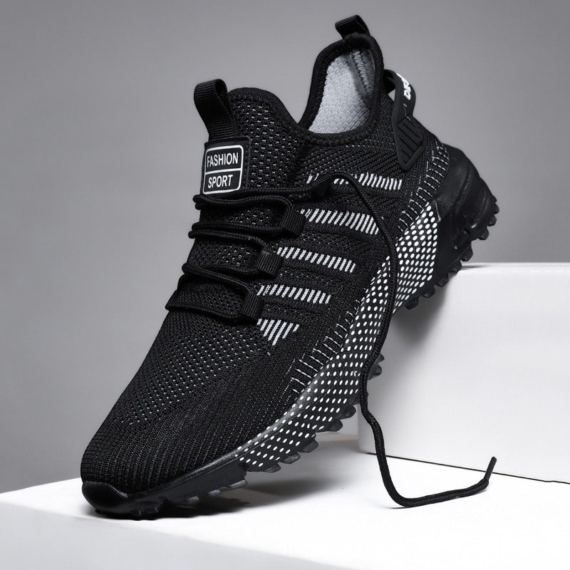 男性用ランニングシューズ屋外通気性男性スニーカー軽量男性テニ - Shock Absorbing Gym Trainers のレビューと価格