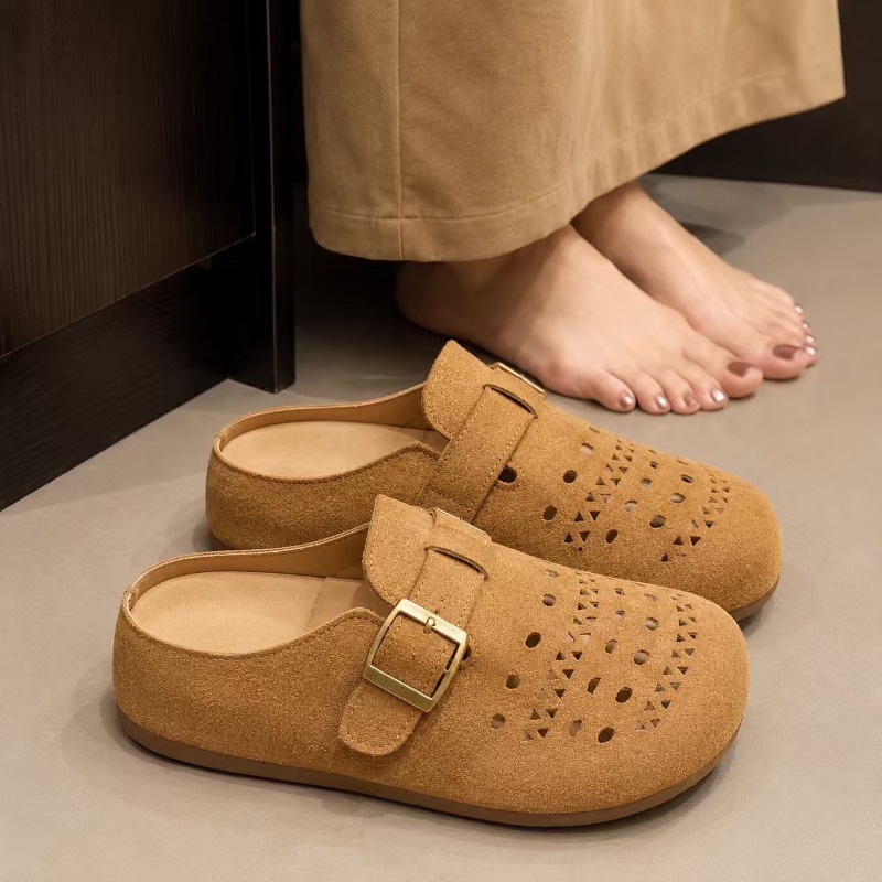 レディースサマー厚底スリッポンサンダルオープントゥプラットフ - Sandals のレビューと価格
