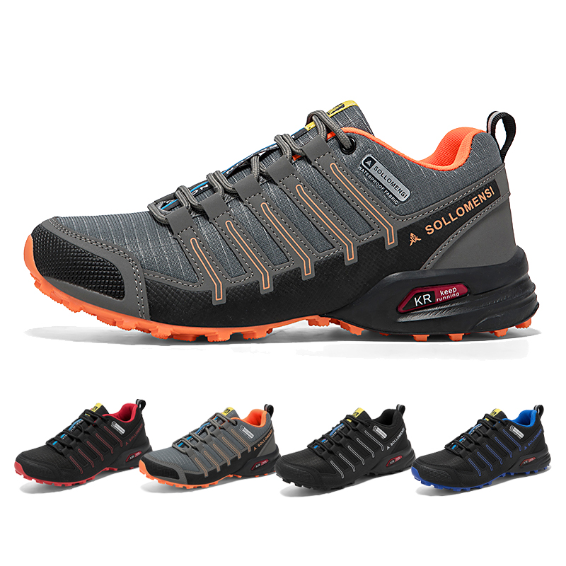 メンズ防水ハイキングシューズアウトドアトレッキングスニーカー - Anti Slip Trail Running Sneakers のレビューと価格