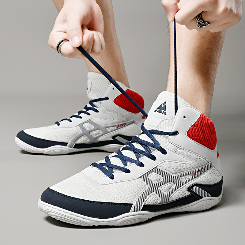 男女兼用軽量レスリングトレーナーシューズ、衝撃吸収滑り止め屋 - Shock Absorbing Gym Trainers のレビューと価格
