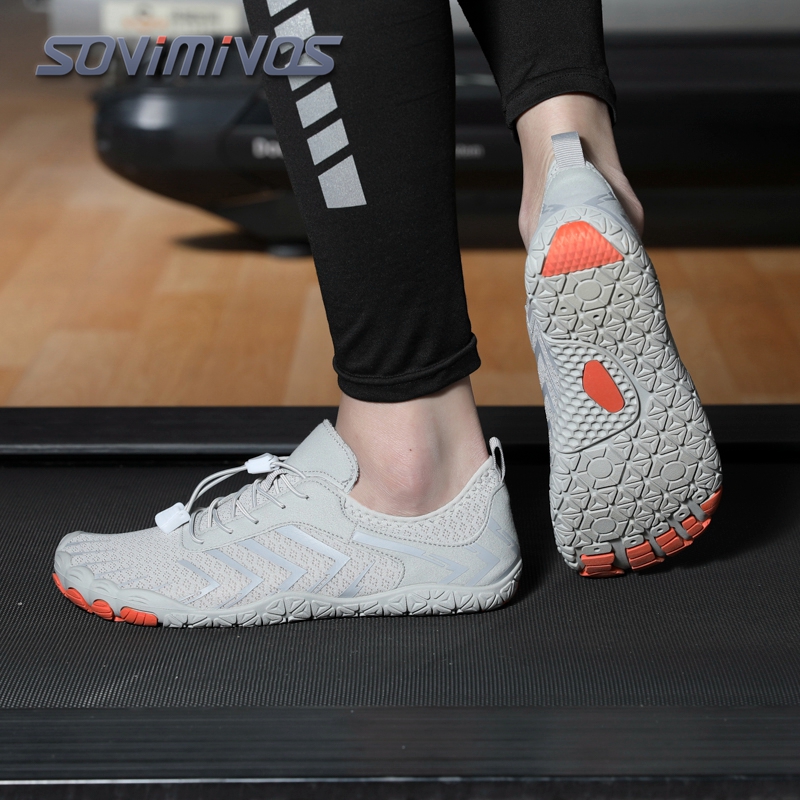 メンズベアフットトレイルランニングシューズ ミニマリストデザ - Wide Toe Box Running Sneakers のレビューと価格