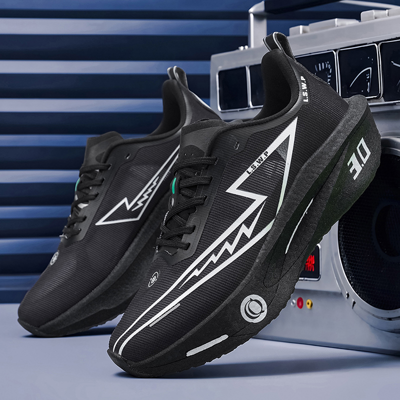 メンズランニングシューズ、通気性、快適性、耐衝撃性、オフロー - Lightweight Road Running Shoes のレビューと価格