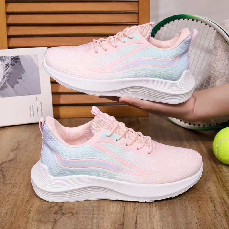 ファッション女性スニーカーカジュアルウォーキングシューズ軽量 - Shock Absorbing Gym Trainers のレビューと価格