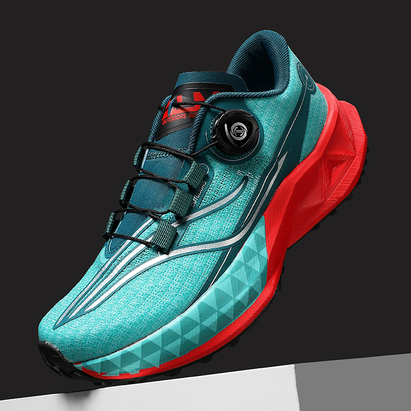 男性女性ランニングシューズクッション性スニーカートレイルジョ - Anti Slip Trail Running Sneakers のレビューと価格