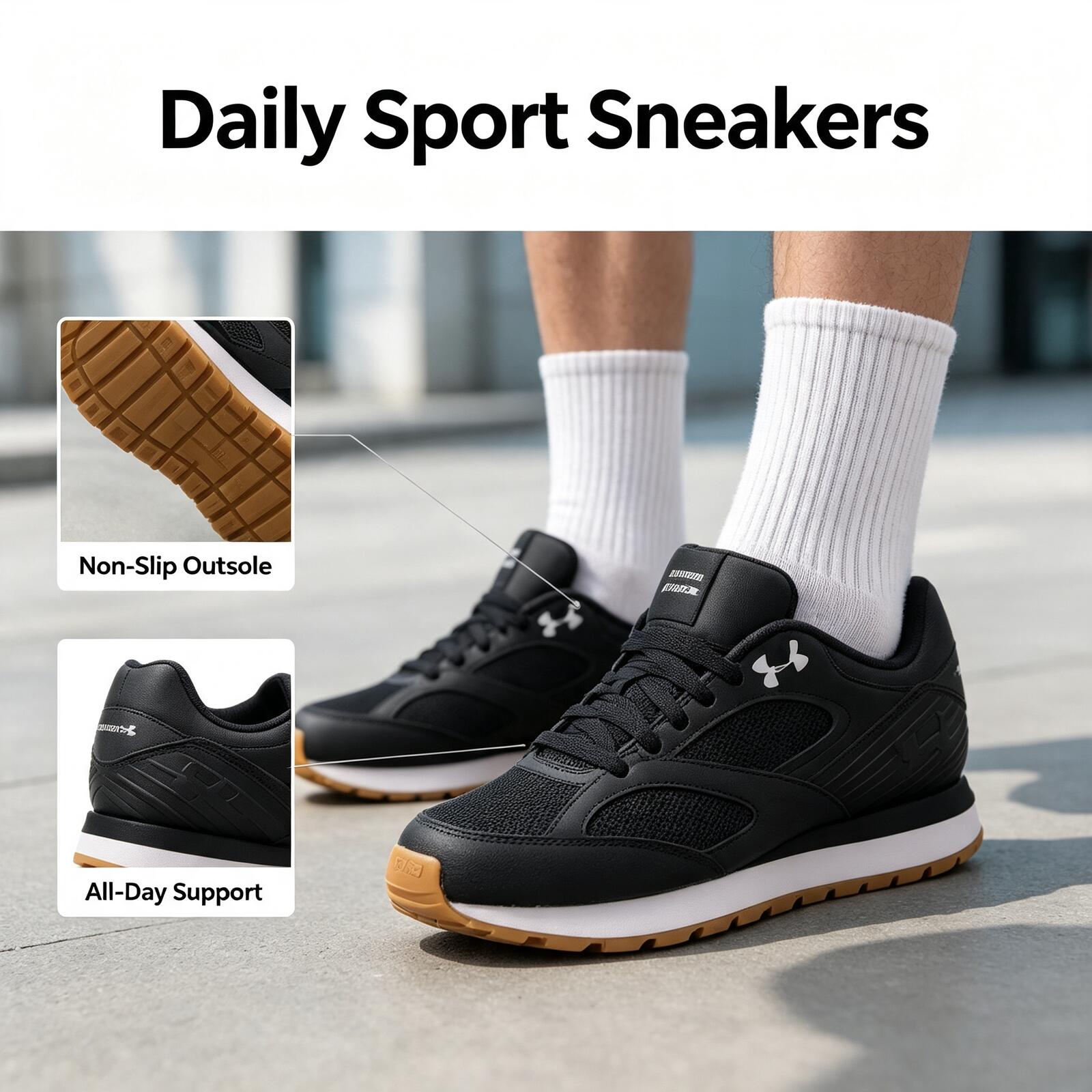 アンダーアーマー ジョガー ミニマリスト、多用途、ぴったりフ - Air Cushion Jogger Shoes Men のレビューと価格