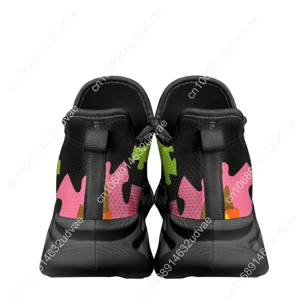 自閉症啓発スポーツランニングシューズカラーパズル耐久性のある - Running Shoes のレビューと価格