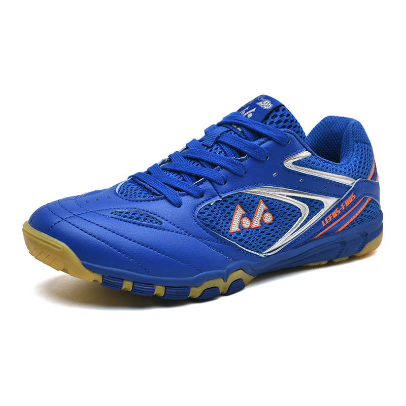 男性女性スポーツバドミントンシューズブルーグリーン女性ジムウ - Shock Absorbing Gym Trainers のレビューと価格