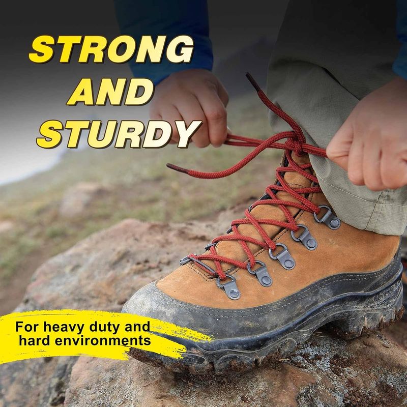 丸型ブーツ用靴ひも、長さ130mm、直径4mm、作業用および - Boots のレビューと価格