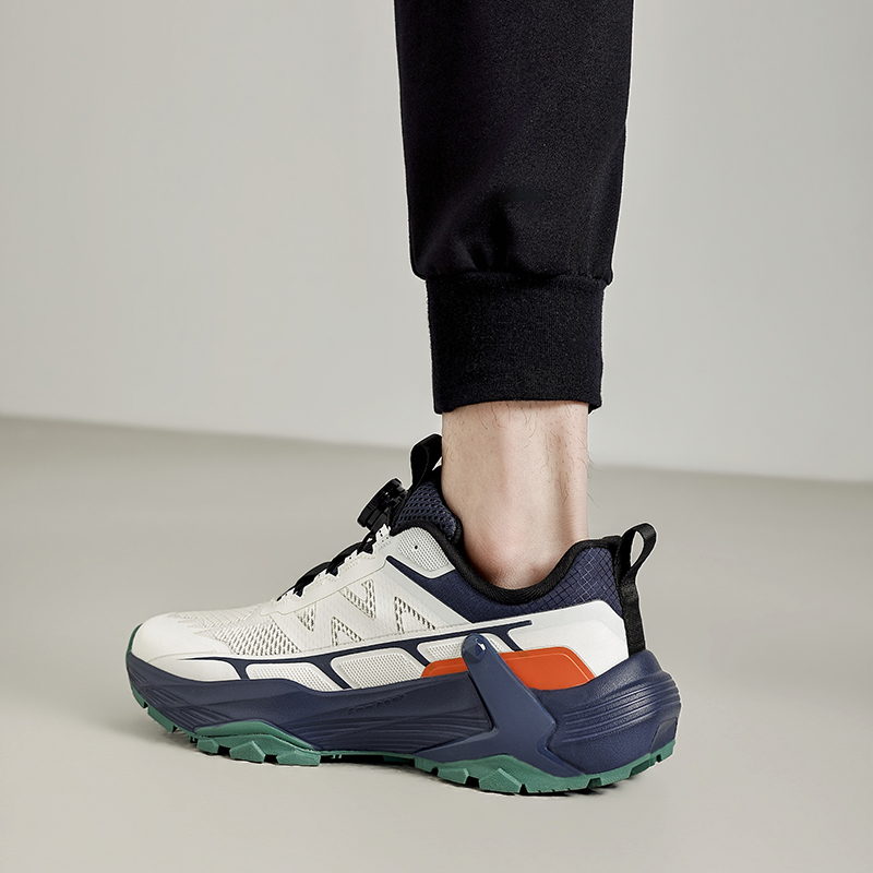 メンズロータリーバックルトレイルランニングシューズ通気性メッ - Anti Slip Trail Running Sneakers のレビューと価格