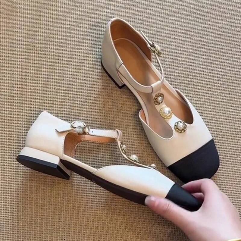 女性スクエアトゥヒールサンダル夏の靴ファッション新人デザイナ - Sandals のレビューと価格