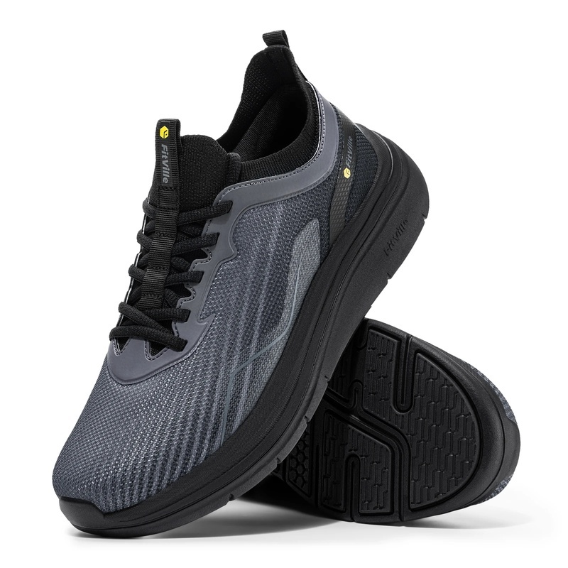 フィットビル メンズ ウォーキングスニーカー 幅広つま先 防 - Wide Toe Box Running Sneakers のレビューと価格