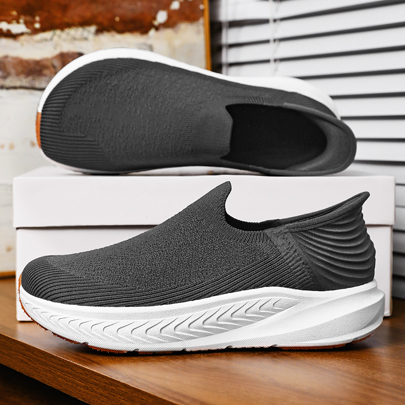 メンズ スリッポン ベアフットシューズ 大きいサイズ 幅広つ - Wide Toe Box Running Sneakers のレビューと価格