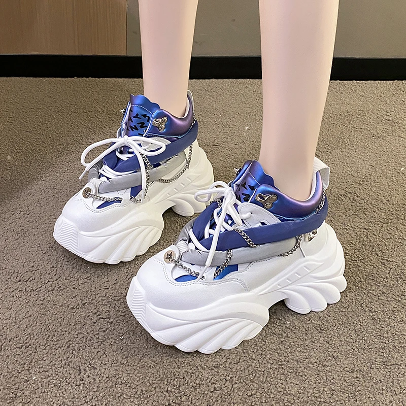 女性のためのレースアップスニーカー、ローファー、靴、カジュア - Breathable Mesh Athletic Shoes のレビューと価格