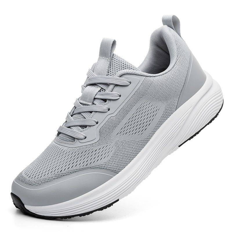 男性ワイドトゥアスレチックシューズ軽量通気性メッシュスニーカ - Wide Toe Box Running Sneakers のレビューと価格