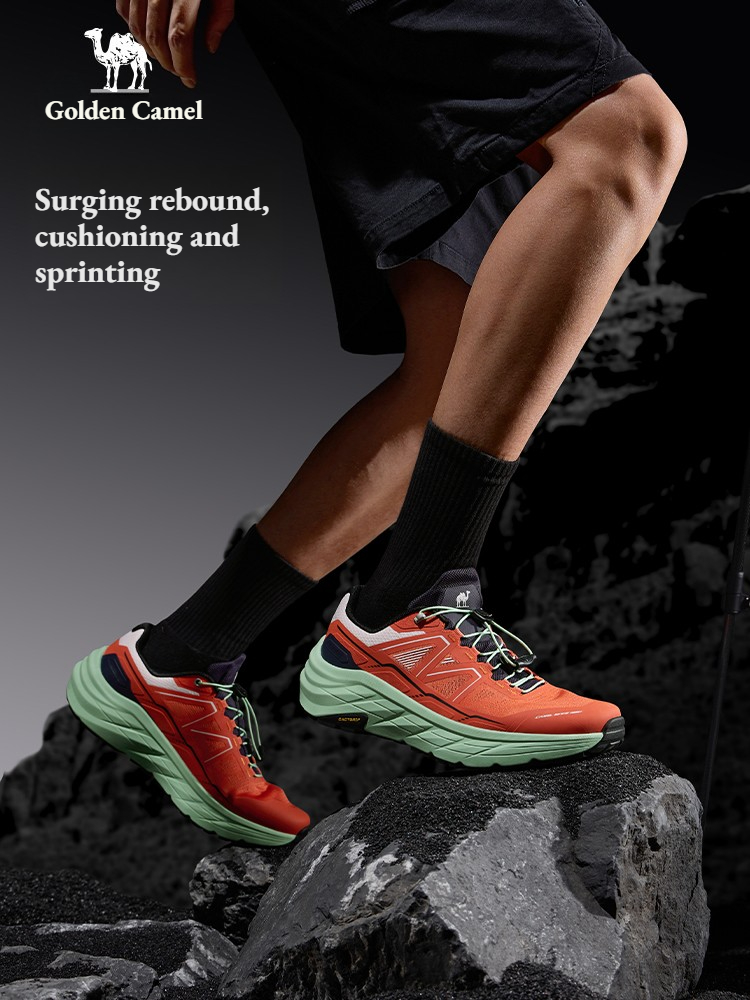ゴールデンキャメルアウトドアランニングシューズ男性用 202 - Waterproof Goretex Running Shoes のレビューと価格