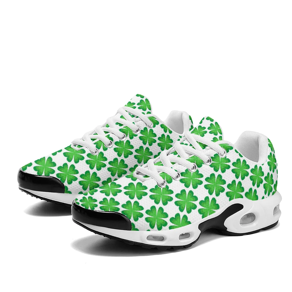 四つ葉のクローバー柄シリーズ カジュアル エアークッションシ - Breathable Mesh Athletic Shoes のレビューと価格